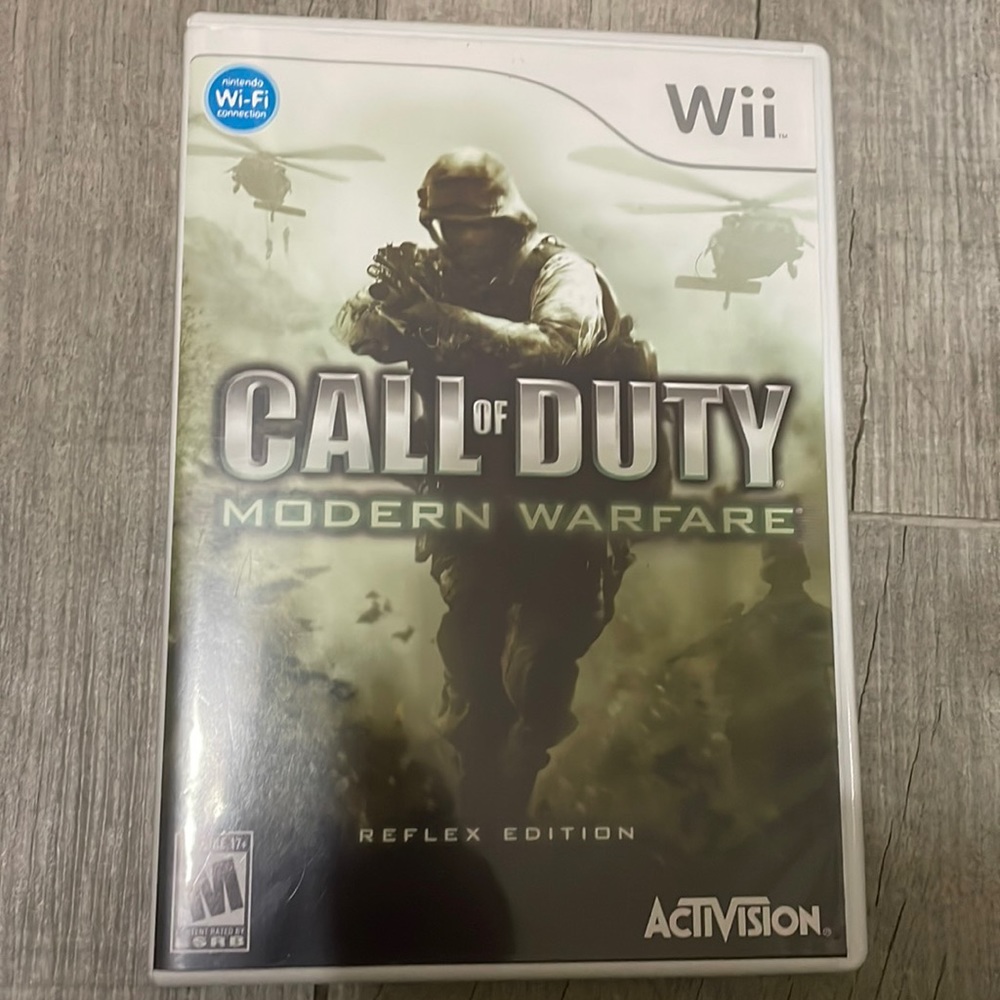 Wii Call of Duty Modern Warfare Reflex Edition